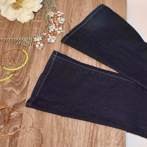 Express Mid Rise Dark Wash Stella Jeans Size 2 - Picture 4 of 7